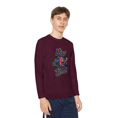 King of Beat Youth Long Sleeve Tee - Perfect for Young Musicians! 