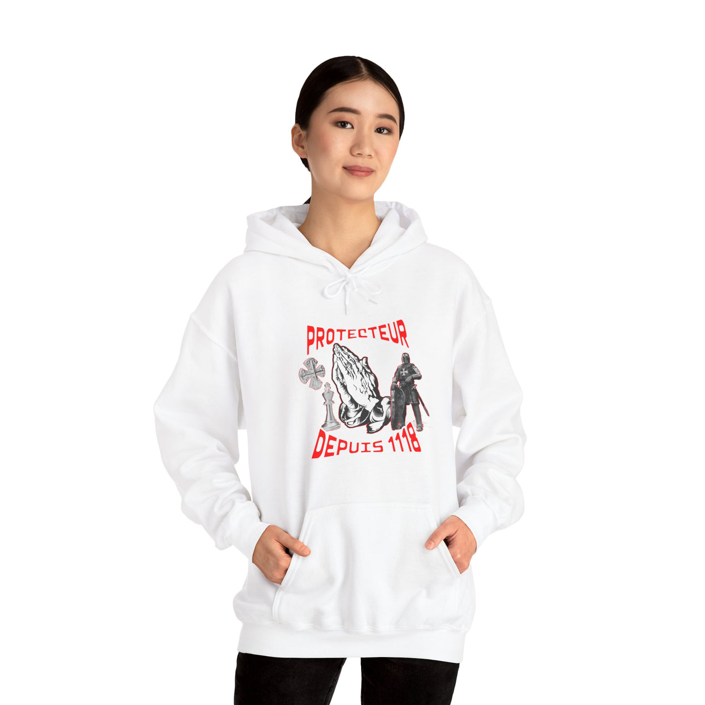 Protecteur depuis 1118 - Cute Unisex Hoodie