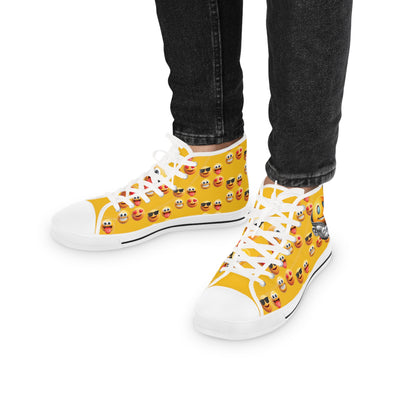 Top sneakers with emoji design #unzippedsmile