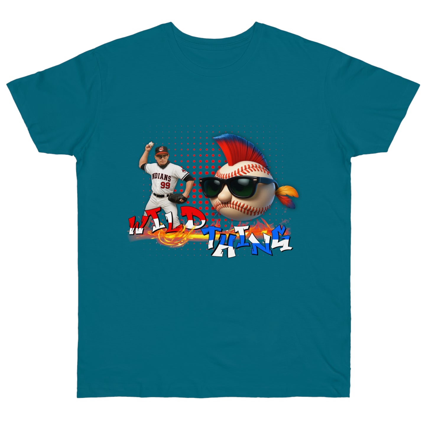Charlie Sheen Wild Thing  - Baseball Fan T-Shirt