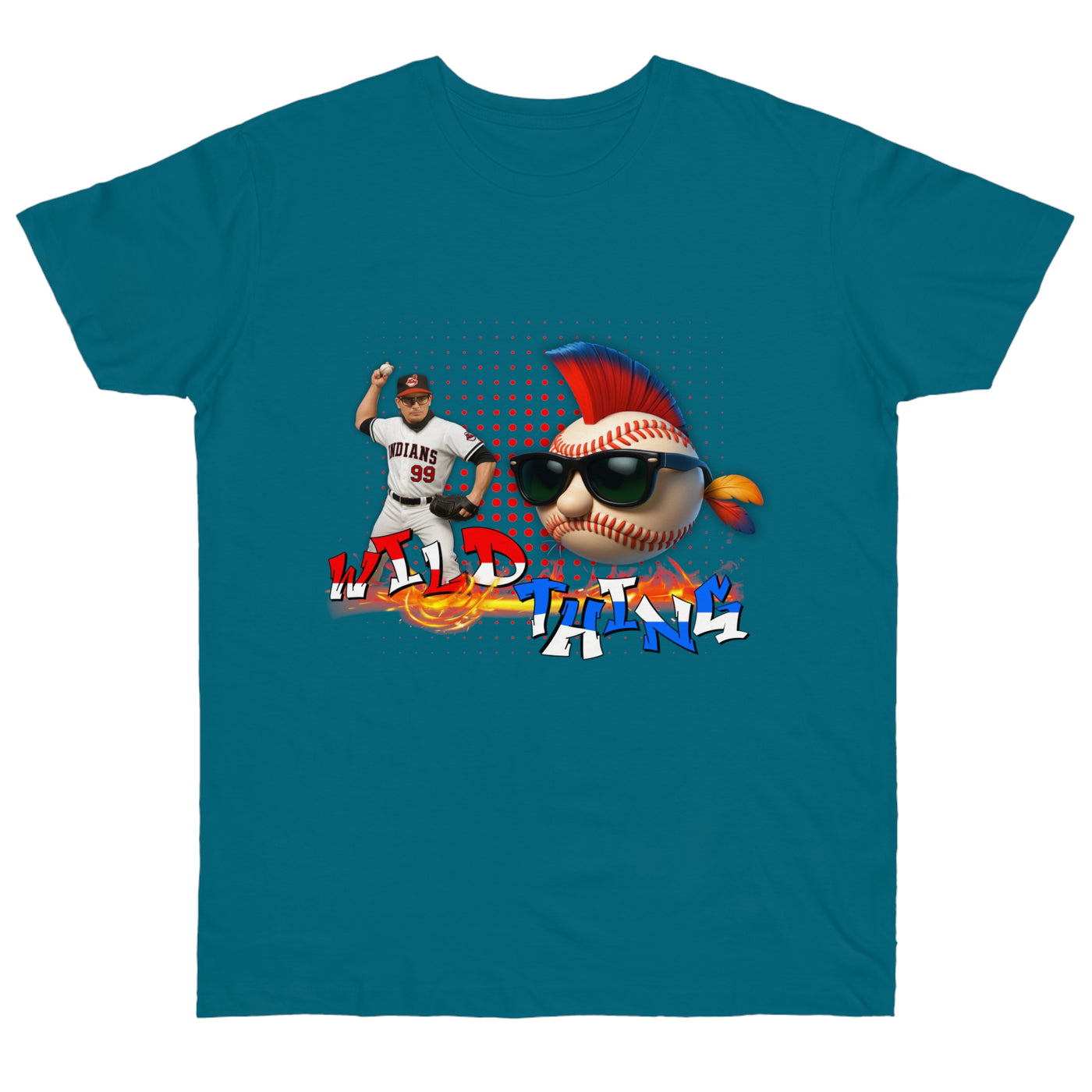 Charlie Sheen Wild Thing  - Baseball Fan T-Shirt