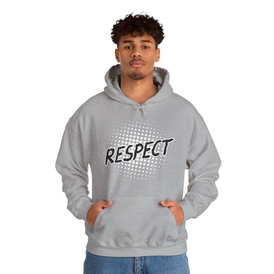 Respect Unisex Hooded Sweatshirt, Streetwear Hoodie