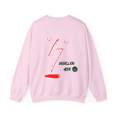 Rebellion Mode on Sweatshirt unisex