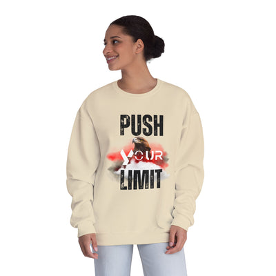 Motivational Crewneck Sweatshirt - "Push Your Limit" 