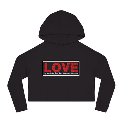 Love Crop Hoodie - Stylish & Cozy Streetwear for Casual Outings