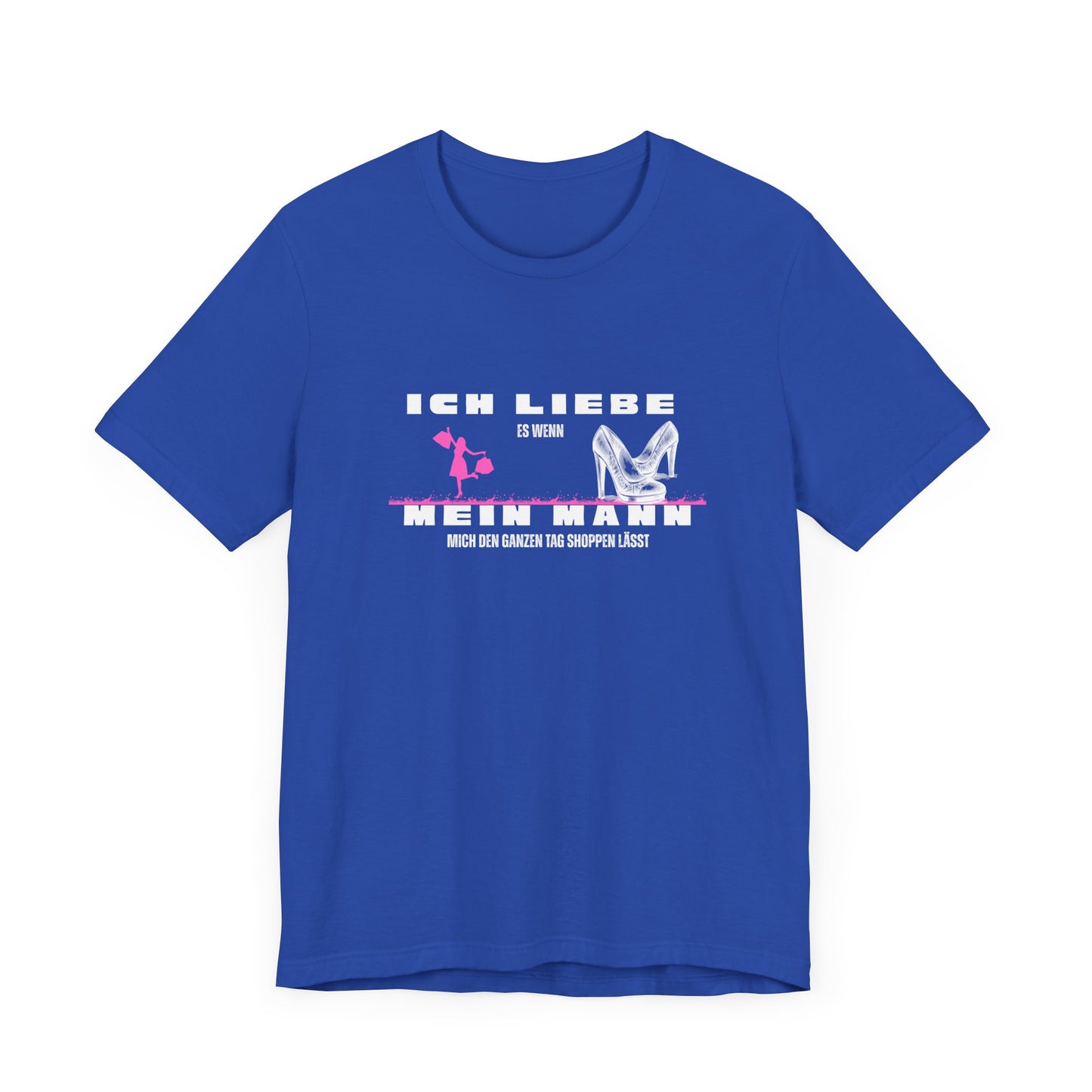 I Love My Husband "Shopping" Unisex Jersey Short Sleeve Tee