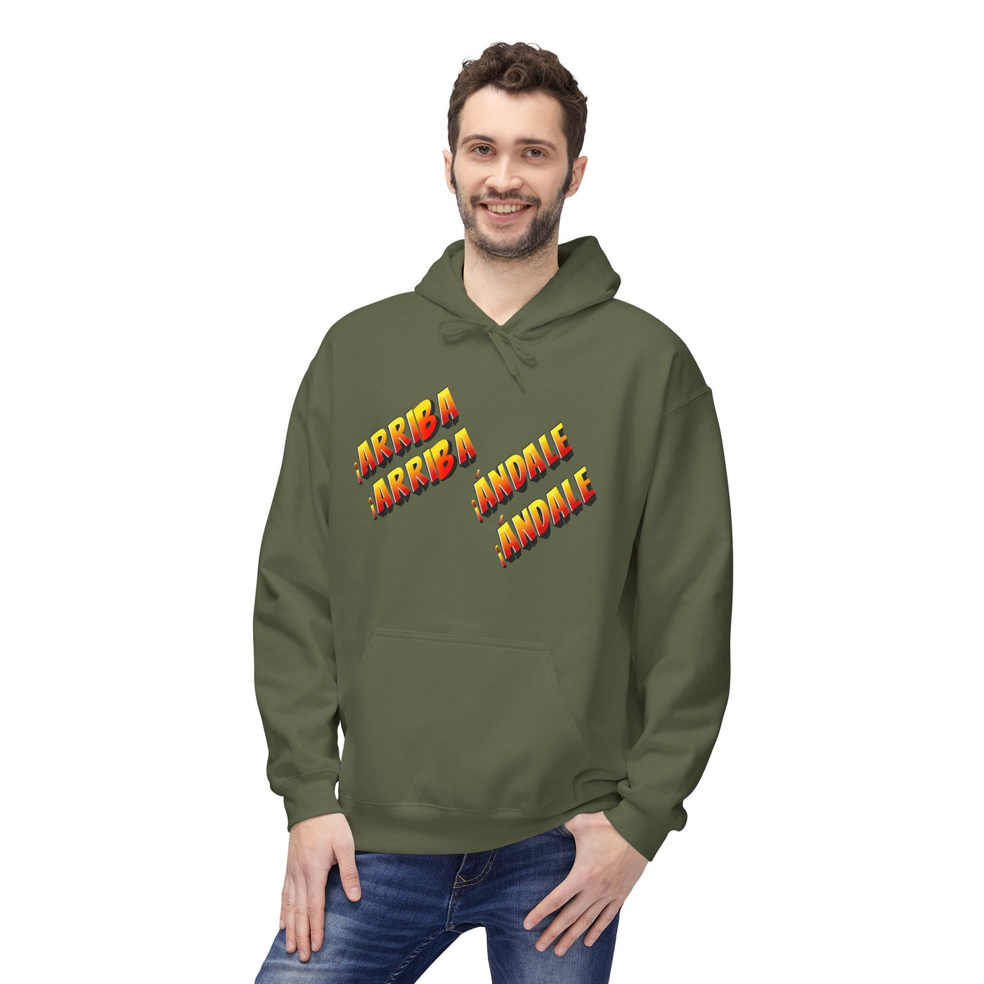 Hoodie with Arriba- Andale - Speedy Design