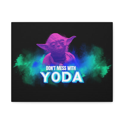Inspirational Yoda Canvas Art - Modern Wall Decor for Star Wars Fans 