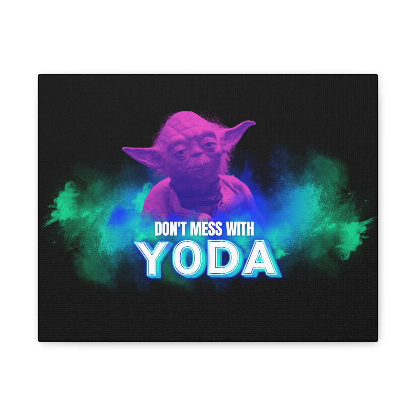 Inspirational Yoda Canvas Art - Modern Wall Decor for Star Wars Fans