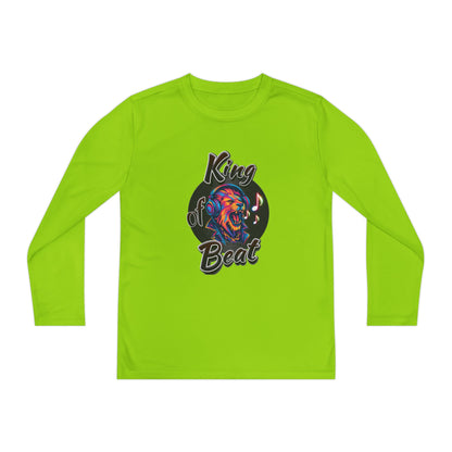 King of Beat Youth Long Sleeve Tee - Perfect for Young Musicians! 