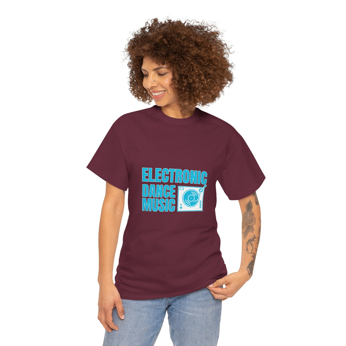 Electronic Dance Music Unisex Heavy Cotton Tee,
