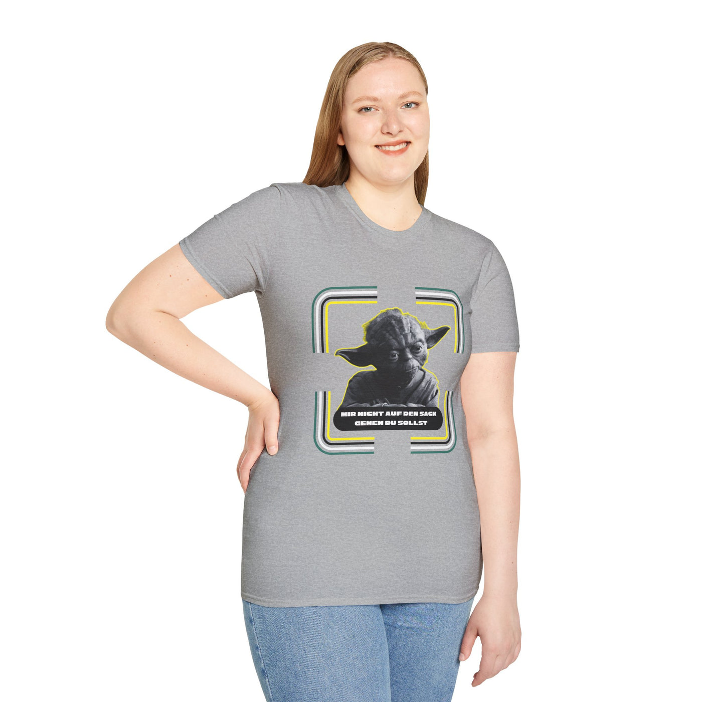 Yoda-Inspired Unisex T-Shirt - 'MIR NICHT AUF DEN... GEHEN DU SOLLST'