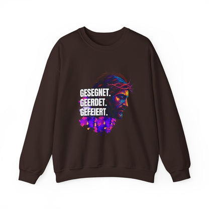 Sweatshirt Jesus- BLESSED - GROUNDED - CELEBRATED