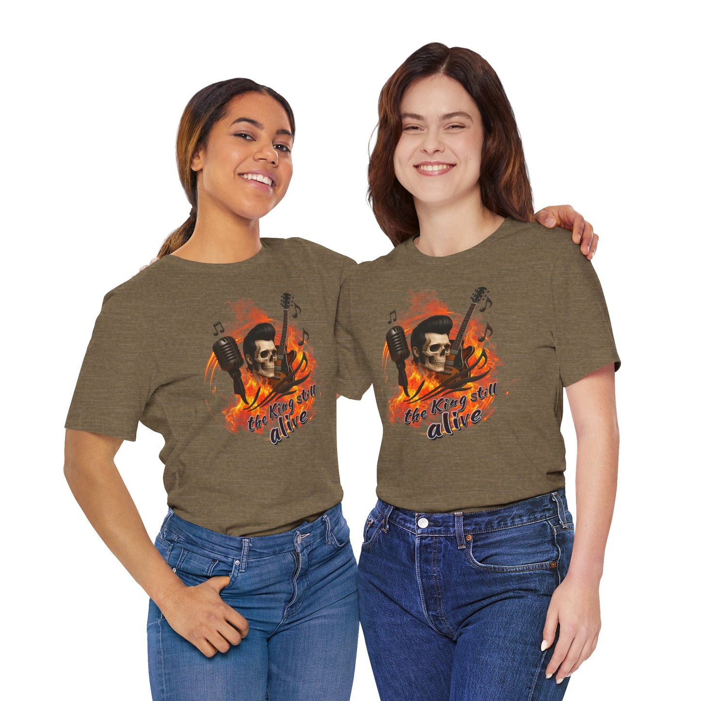 Music Vibes Unisex Jersey Tee - 'The King Still Alive' Graphic T-Shirt