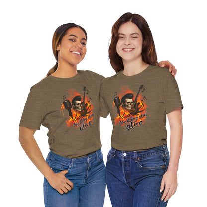 Music Vibes Unisex Jersey Tee - 'The King Still Alive' Graphic T-Shirt