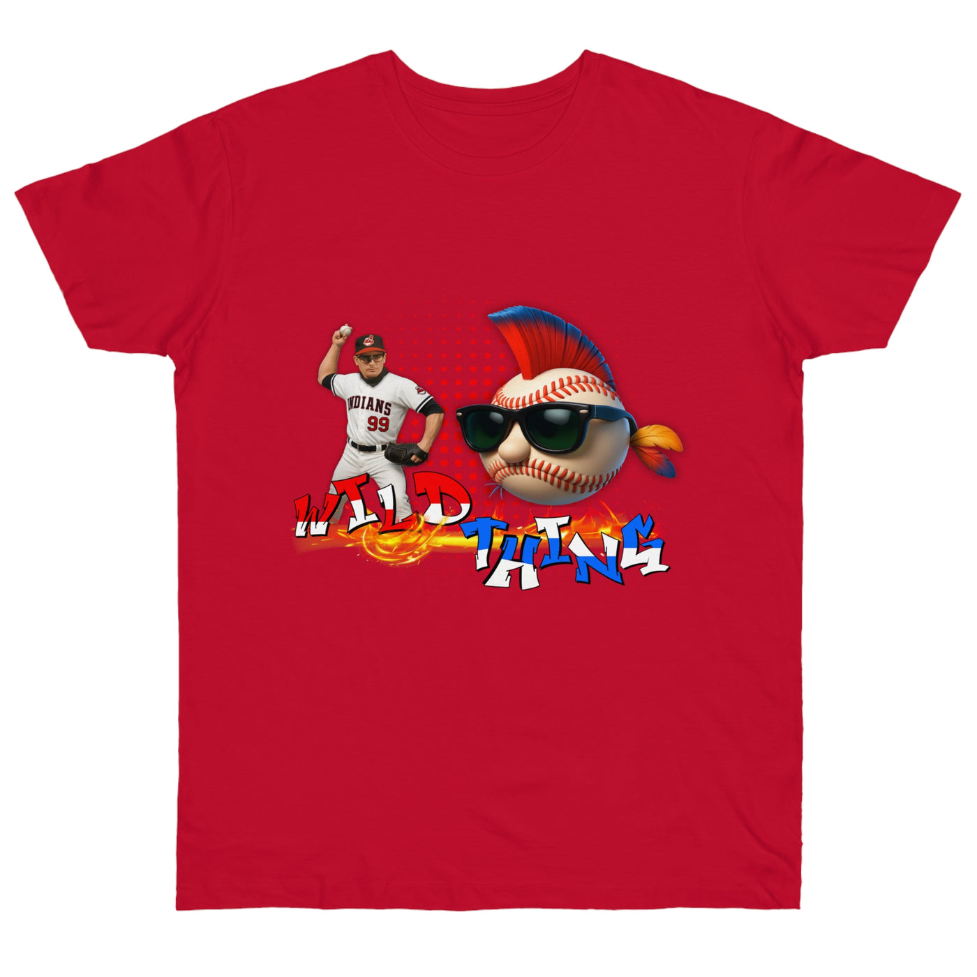 Charlie Sheen Wild Thing  - Baseball Fan T-Shirt