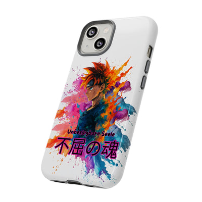"unbesiegbare Seele" Tough Cases - Colorful Anime Phone Case Handyhülle