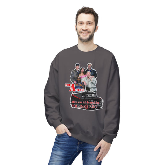 Unisex A-Team Fleece Crewneck Sweatshirt - Retro TV Show Inspired Apparel