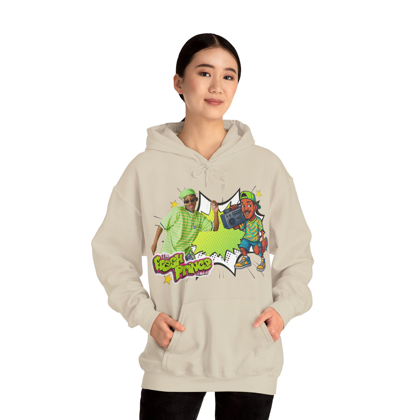 Retro Prince from Bel Air Hip-Hop Inspired Hoodie