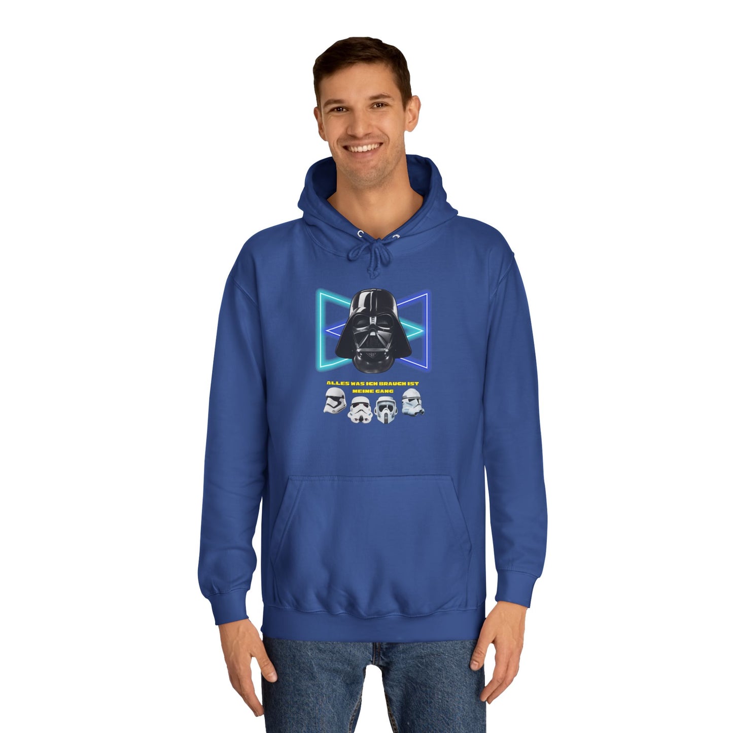 Star Wars unisex Hoodie - Darth Vader   - Alles was ich brauch ist meine Gang - beidseitig bedruckt