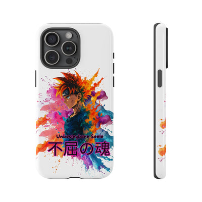 "unbesiegbare Seele" Tough Cases - Colorful Anime Phone Case Handyhülle