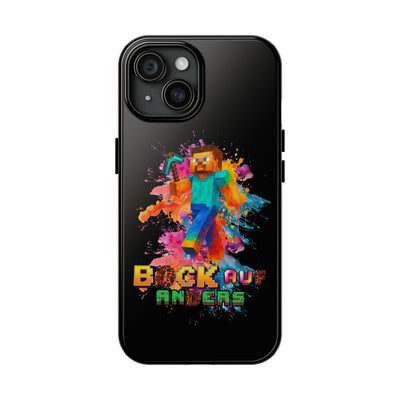 Minecraft Inspired Tough Phone Case - Handyhülle  "Bock auf anders" Colorful Gamer Design