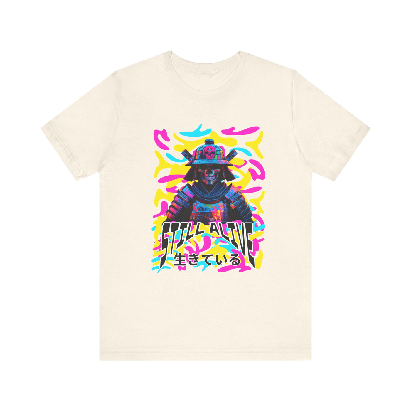 Samurai Still alive Shirt - mit Japanischer Schrift