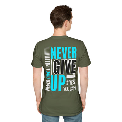 Unisex T-Shirt - Quit talking and start doing - Never give up...