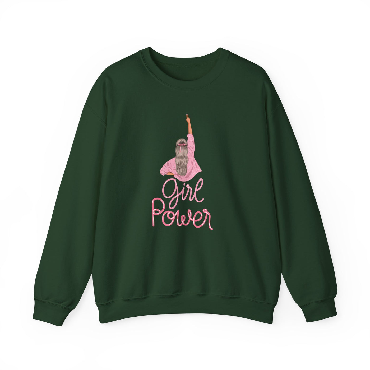 Girl Power Unisex Crewneck Sweatshirt,