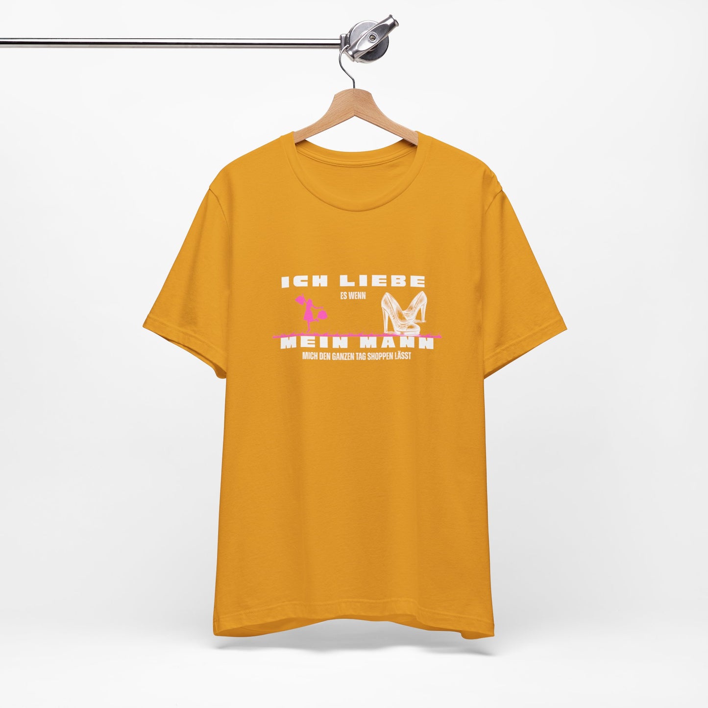 I Love My Husband "Shopping" Unisex Jersey Short Sleeve Tee