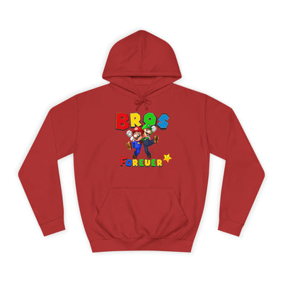 Super Bros College Hoodie, Unisex Gaming Hoodie