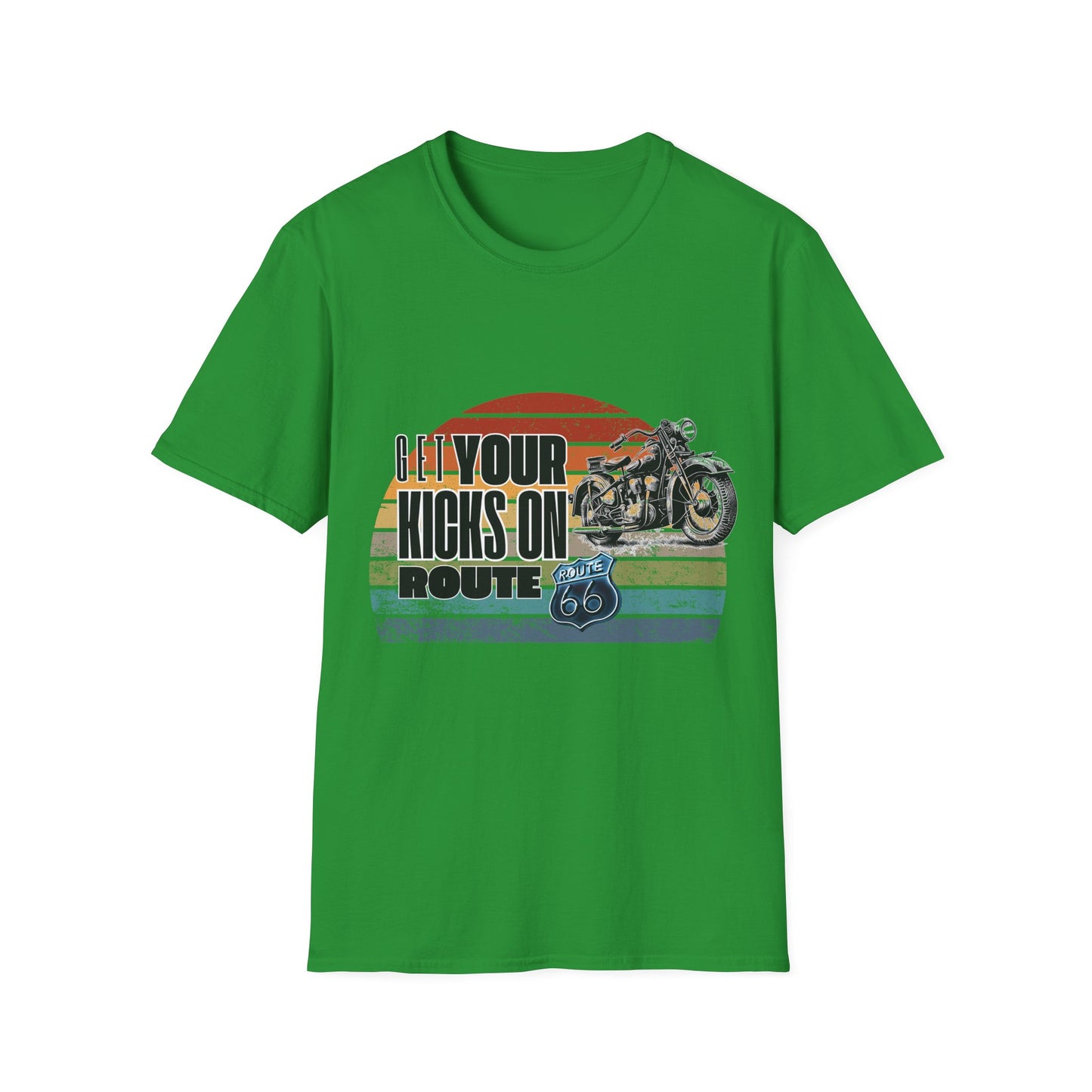 Retro Motorcycle Adventure Hoodie - 'Get Your Kicks On Route 66'