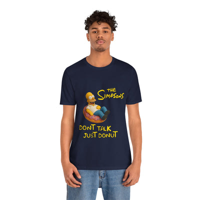 The Simpsons Donut Lover Tee - Funny Graphic T-Shirt -unisex