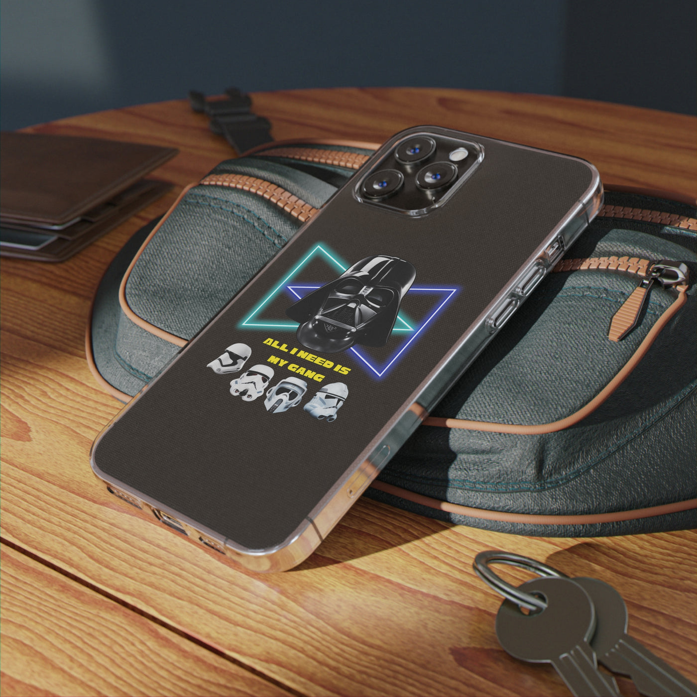 Handyhülle Darth Vader Phone Case, Star Wars Clear Silicone Phone Cover,  All I Need Is My Gang