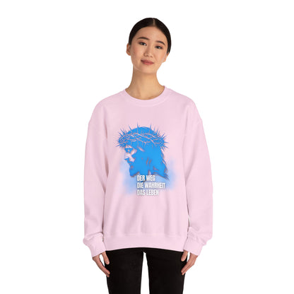 Sweatshirt Jesus "Der Weg - Die Wahrheit - Das Leben"
