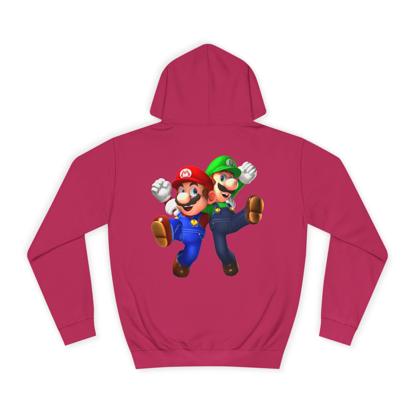 Super Bros College Hoodie, Unisex Gaming Hoodie