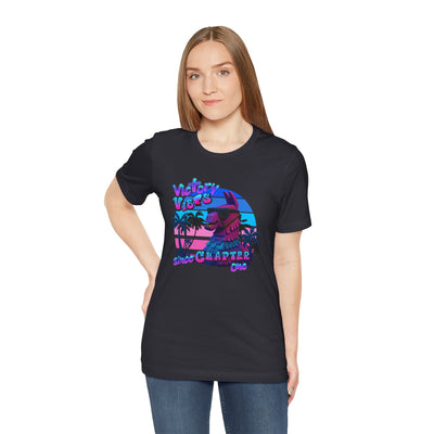 Retro Fortnite Vibe Unisex Short Sleeve Tee - 'Victory' Chapter One Graphic