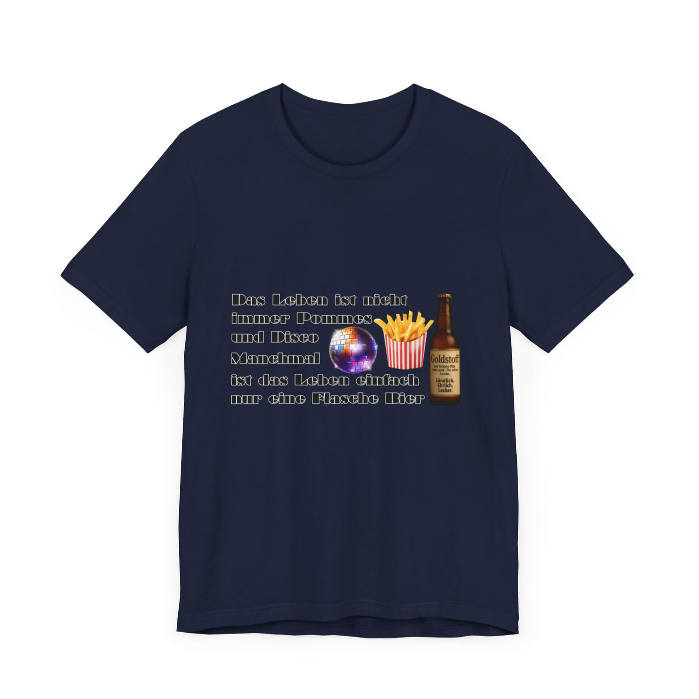 Fries, Disco &amp; Beer Shirt- Unisex