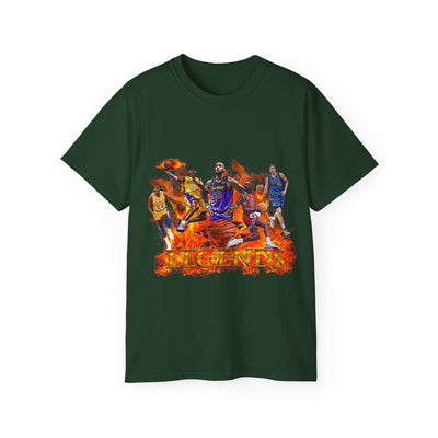 Basketball Legends, Cool Sports Shirt, Unisex Cotton T-Shirt