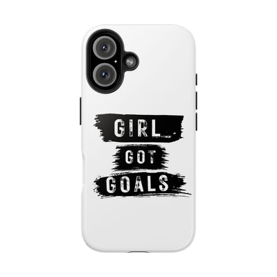 Handyhülle  Phone Case - "Girl Got Goals" - Stylish Protection for Ambitious Women