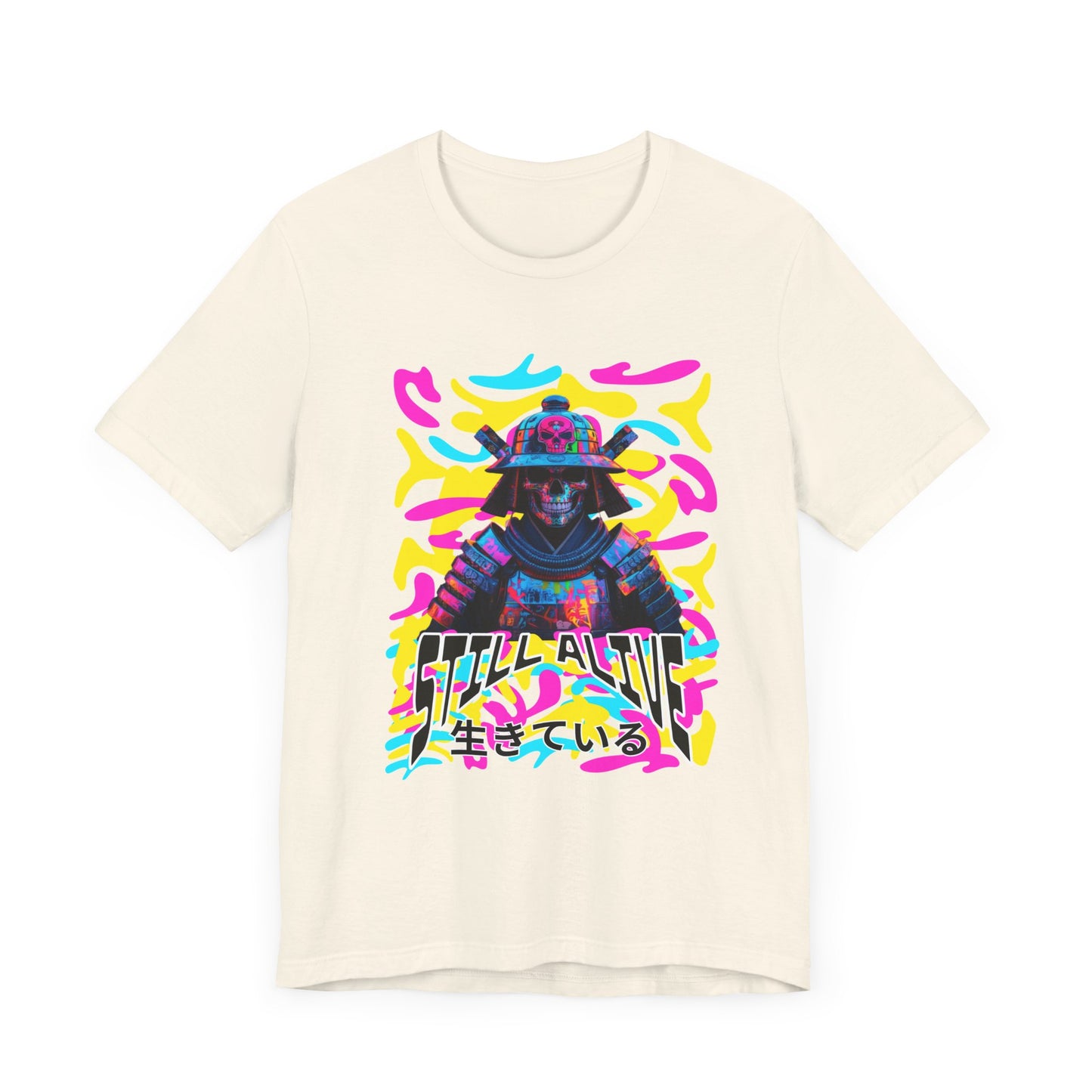 Samurai Still alive Shirt - mit Japanischer Schrift