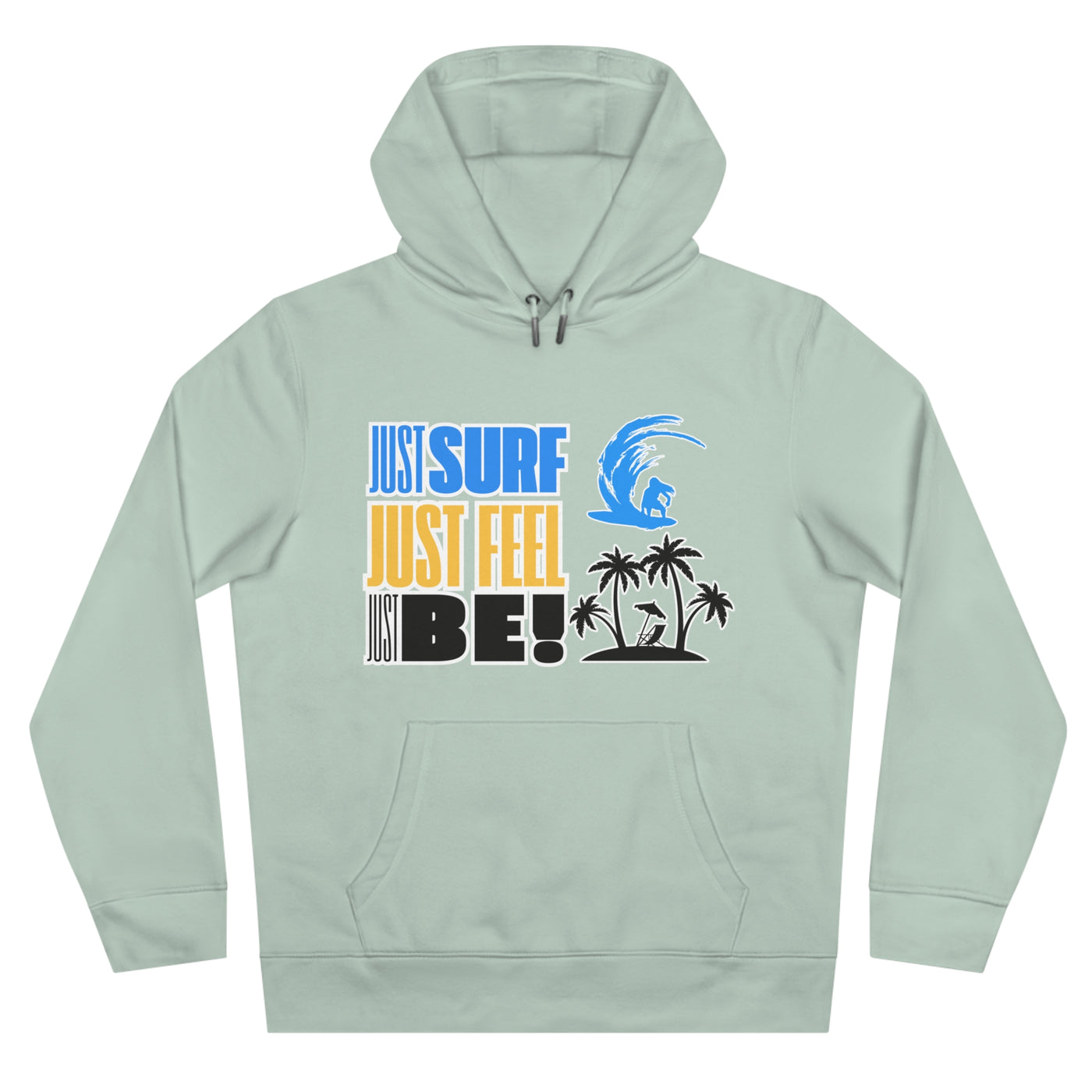 Just Surf Hooded Sweatshirt - Perfect for Beach Lovers and Surf Enthusiasts