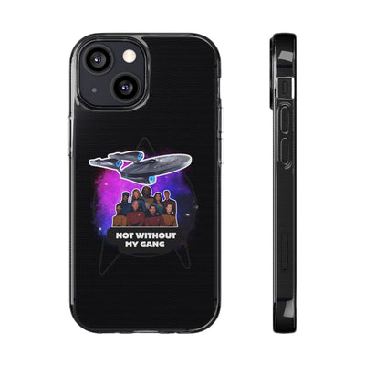 Galaxy-Inspired Soft Phone Case - Not Without My Gang, Star Trek Lovers Handyhülle