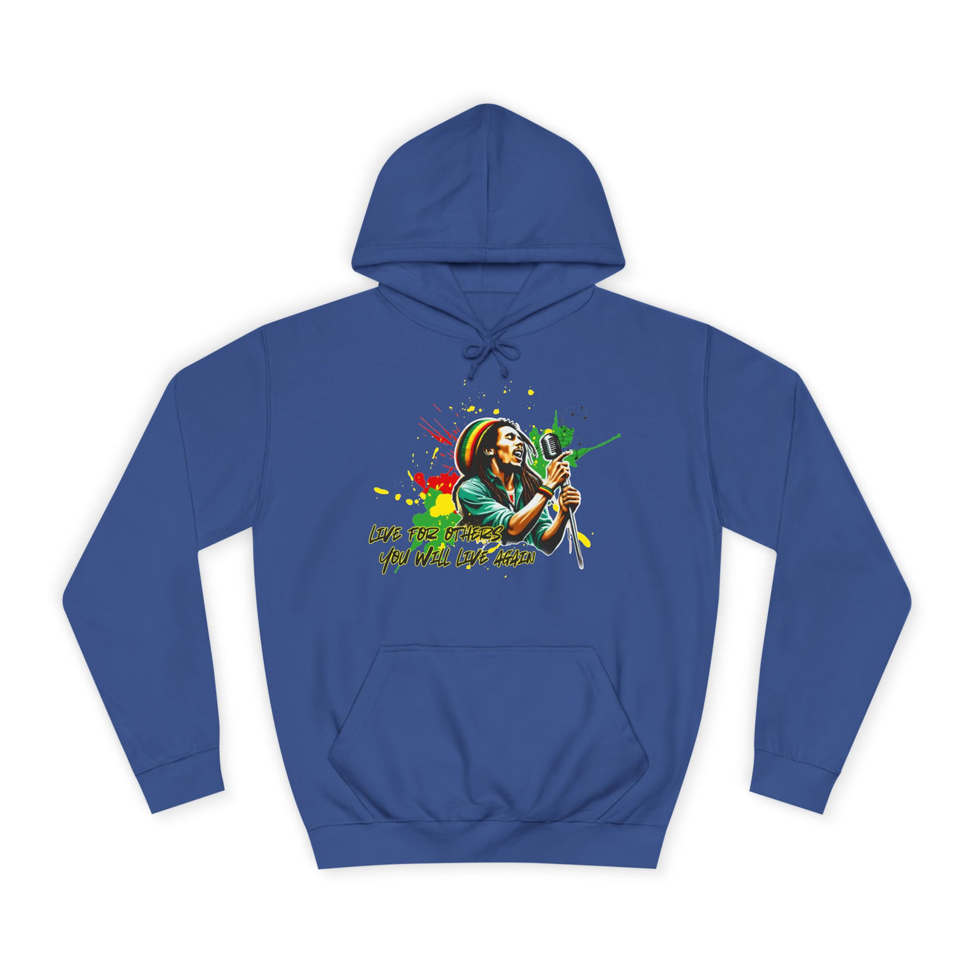 Live for others B  o  b   M a r l e y Hoodie