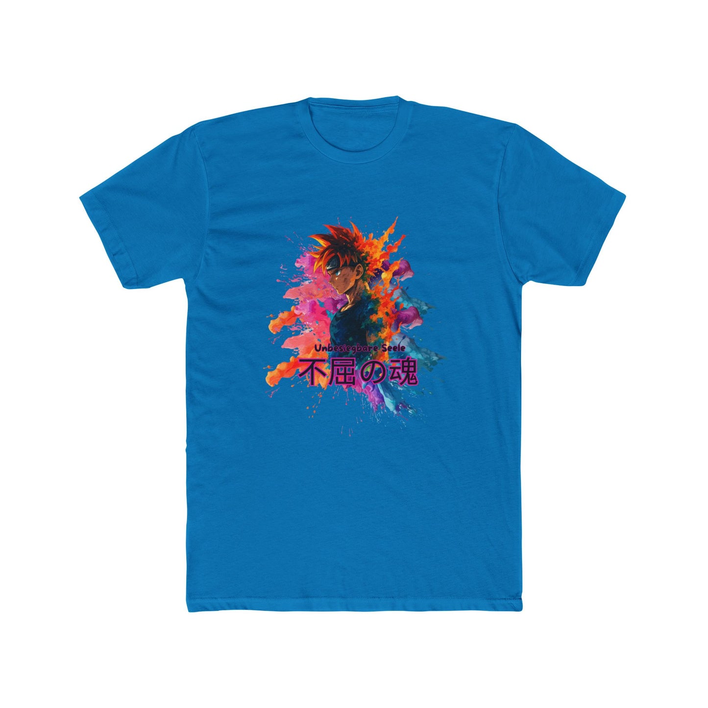 Vibrant Anime Art Unisex Cotton Crew Tee