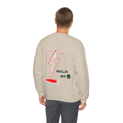 Rebellion Mode on Sweatshirt unisex