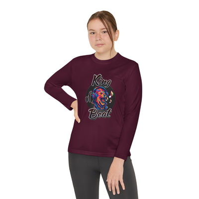 King of Beat Youth Long Sleeve Tee - Perfect for Young Musicians! 