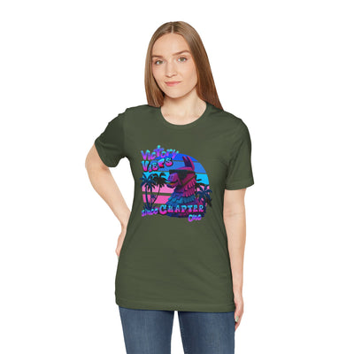 Retro Fortnite Vibe Unisex Short Sleeve Tee - 'Victory' Chapter One Graphic
