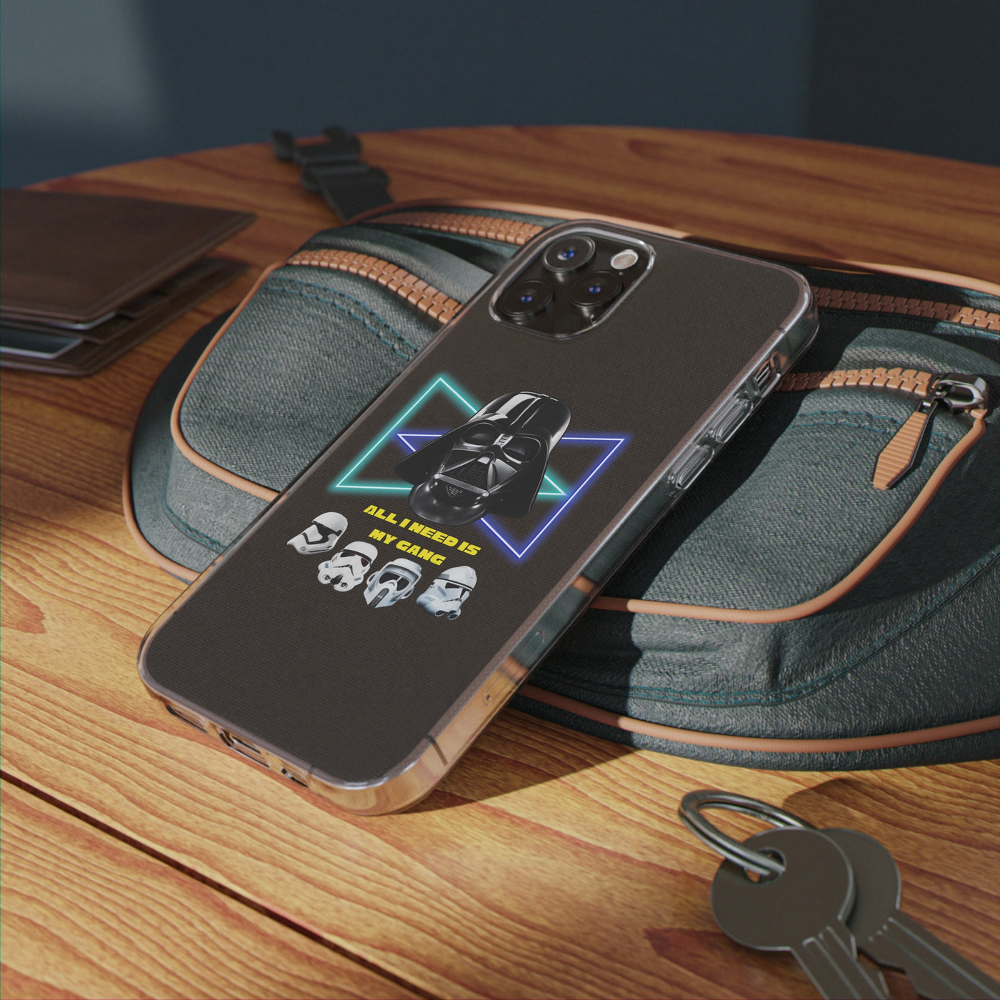 Handyhülle Darth Vader Phone Case, Star Wars Clear Silicone Phone Cover,  All I Need Is My Gang