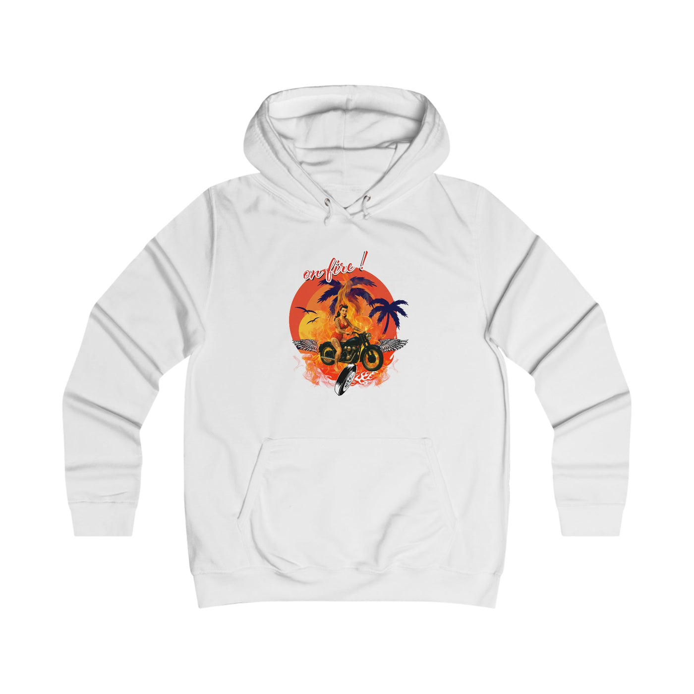 Hoodie Rockabilly, Beach Vibe Pullover,